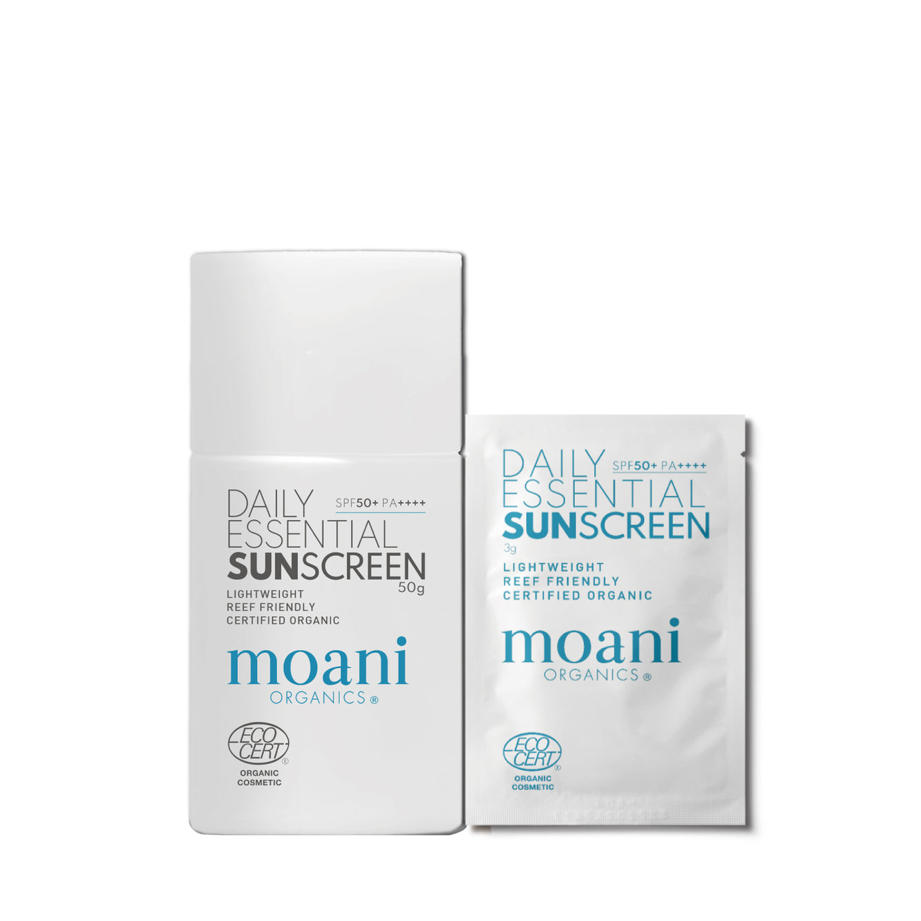 お試しサンプル】DAILY ESSENTIAL SUNSCREEN – moani organics